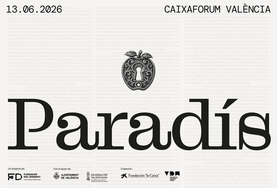 Vuelve «Paradís», la jornada que reúne en València a algunas de las mentes más inspiradoras del diseño contemporáneo