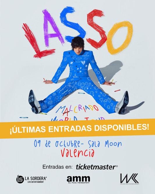 LASSO llega a Valencia con su Malcriado World Tour